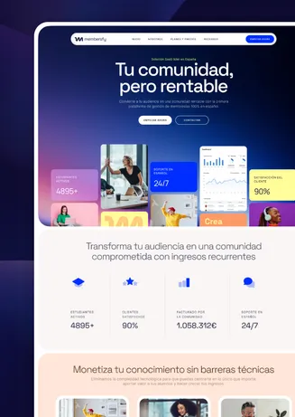 Disseny web Membersfy
