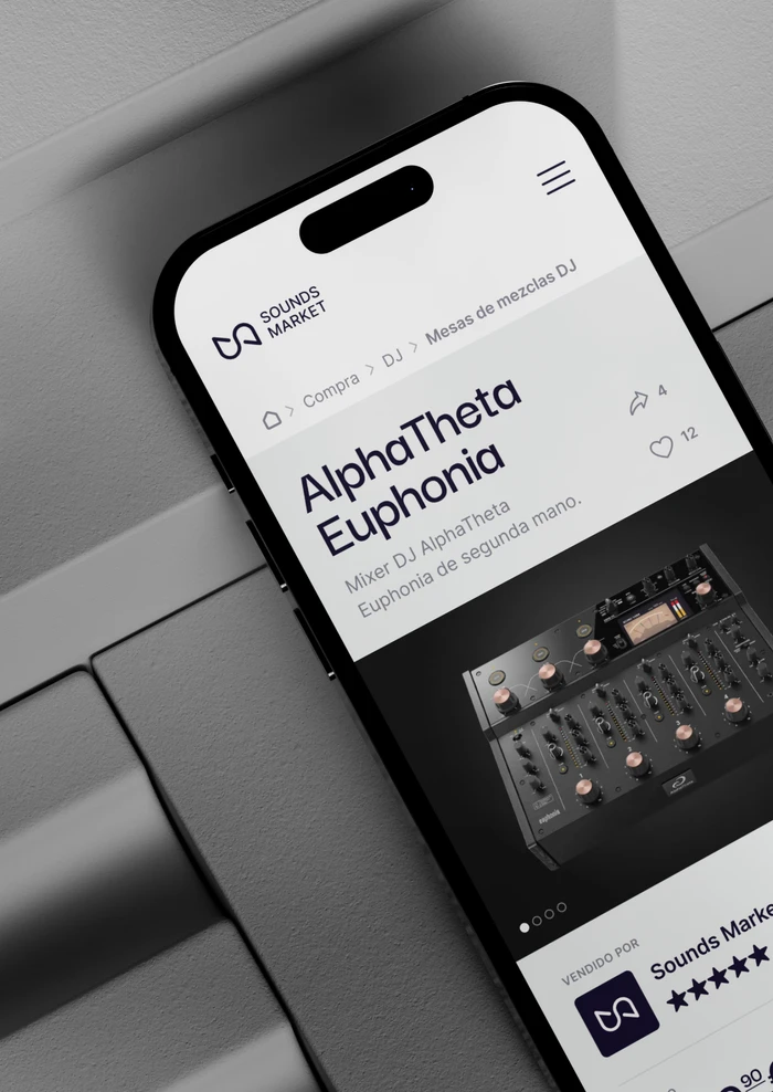 UX & UI, Ecommerce Design - Soundsmarket