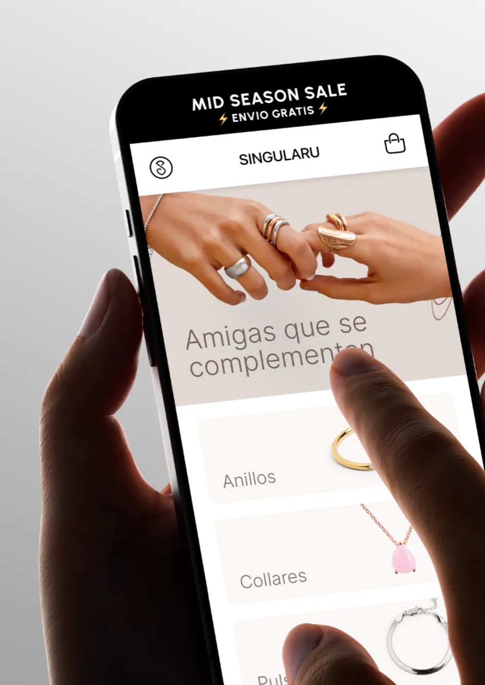 UX & UI, Mobile App - Singularu